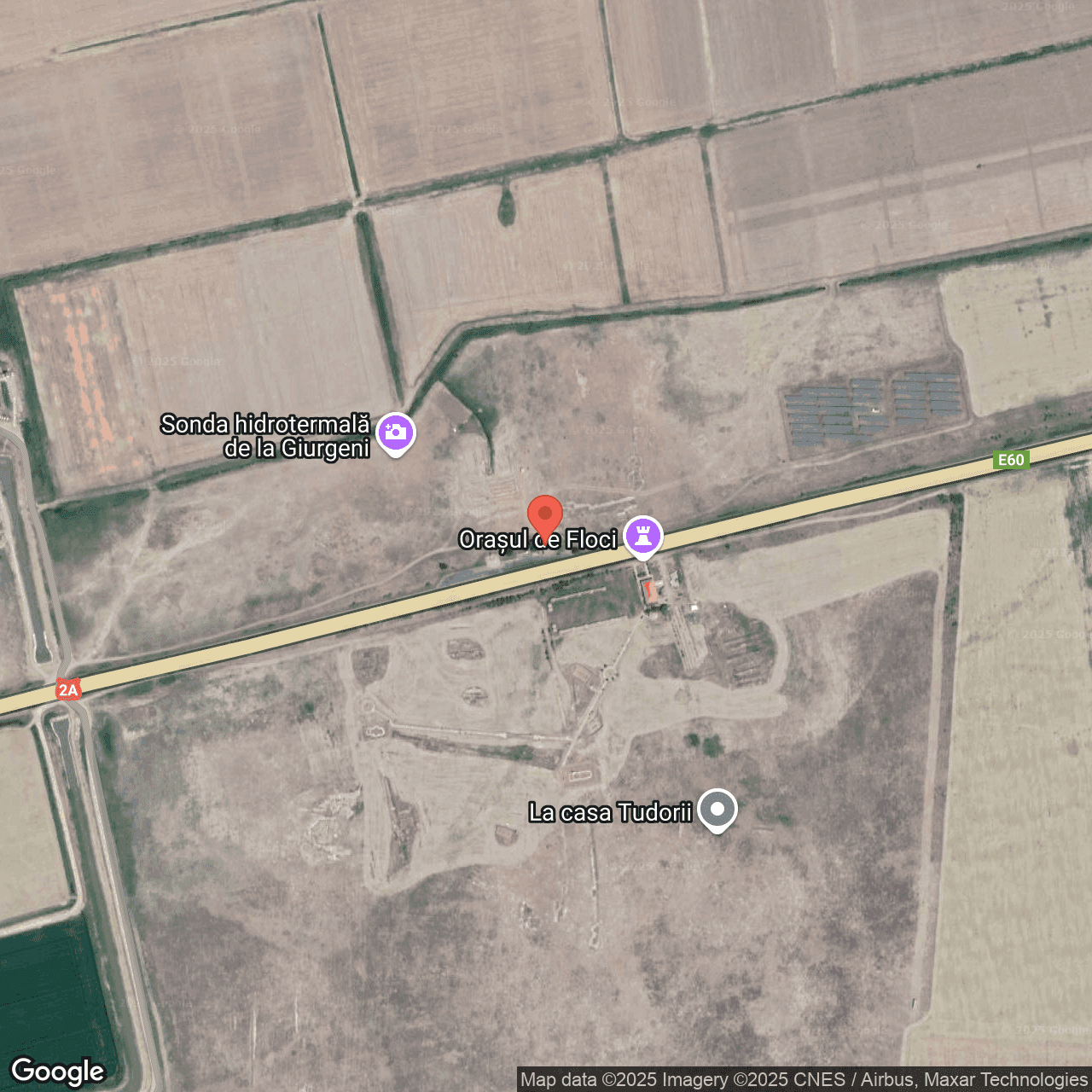 Poza harta hybrid, zoom 16, adresa Giurgeni, , judetul