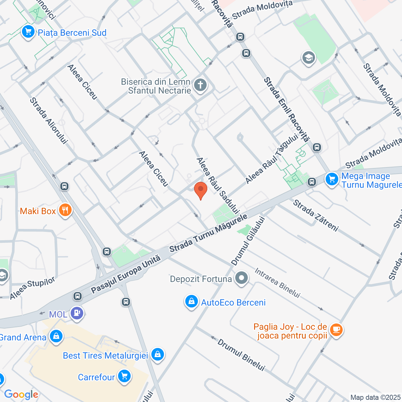 Poza harta streetview, zoom 16, adresa Str. Turnu Magurele , sector 4, mun. Bucuresti, , judetul