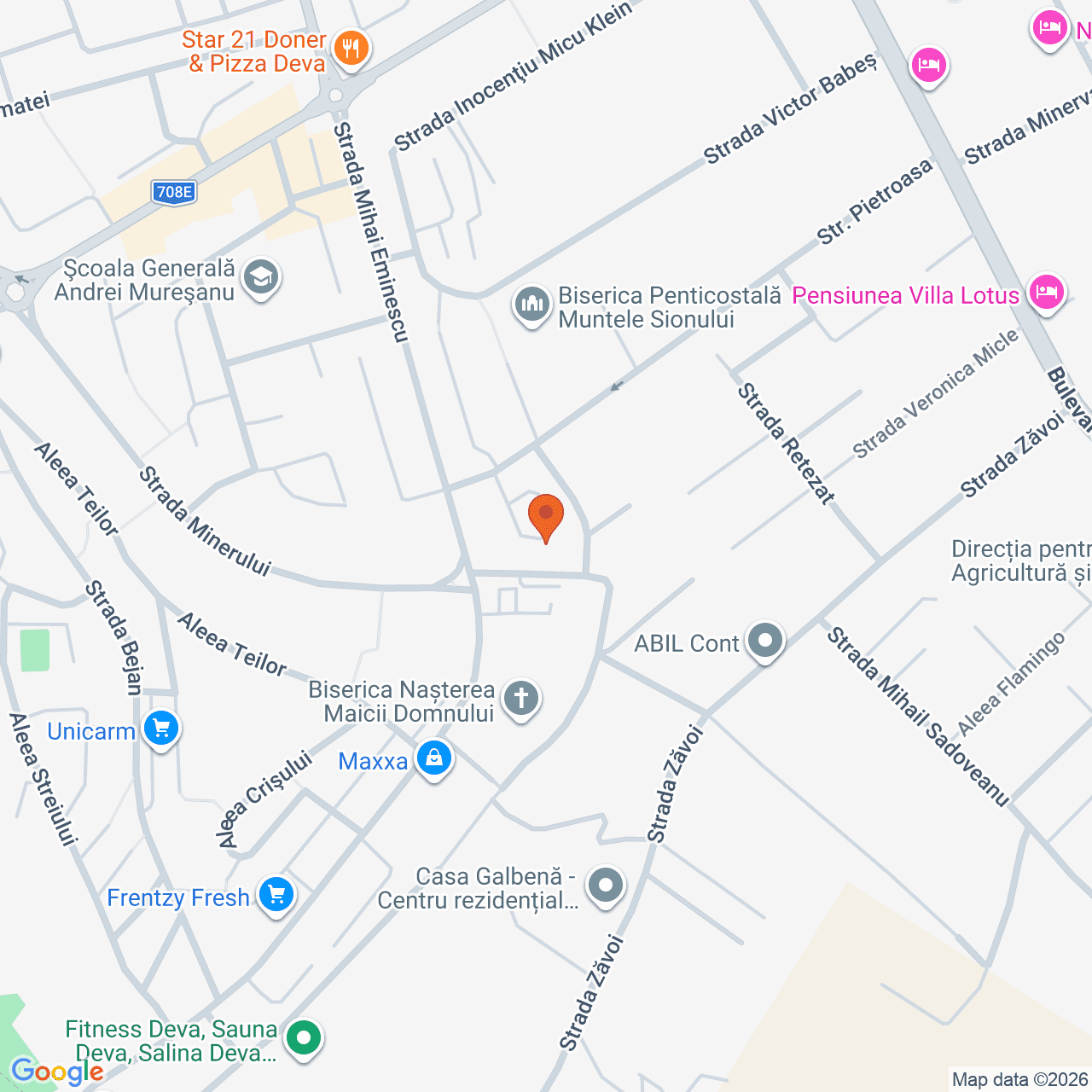 Poza harta streetview, zoom 16, adresa Deva, Strada Pietroasa, nr. 23, , judetul