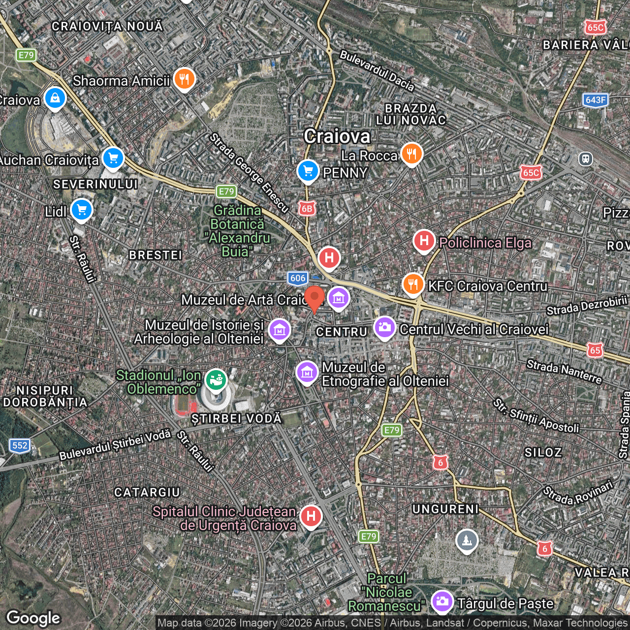 Poza harta hybrid, zoom 14, adresa Craiova, Str Popa Șapcă, nr. 14, , judetul