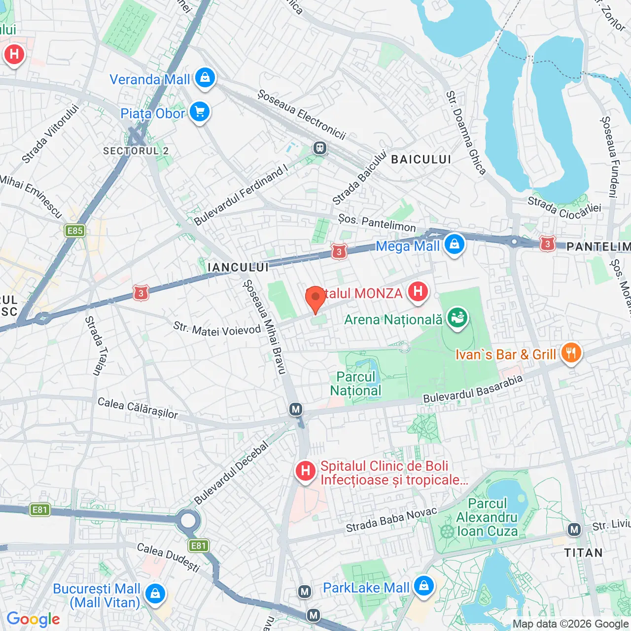 Poza harta streetview, zoom 14, adresa Bucuresti, str. Vatra Luminoasa, nr 38-52, , judetul