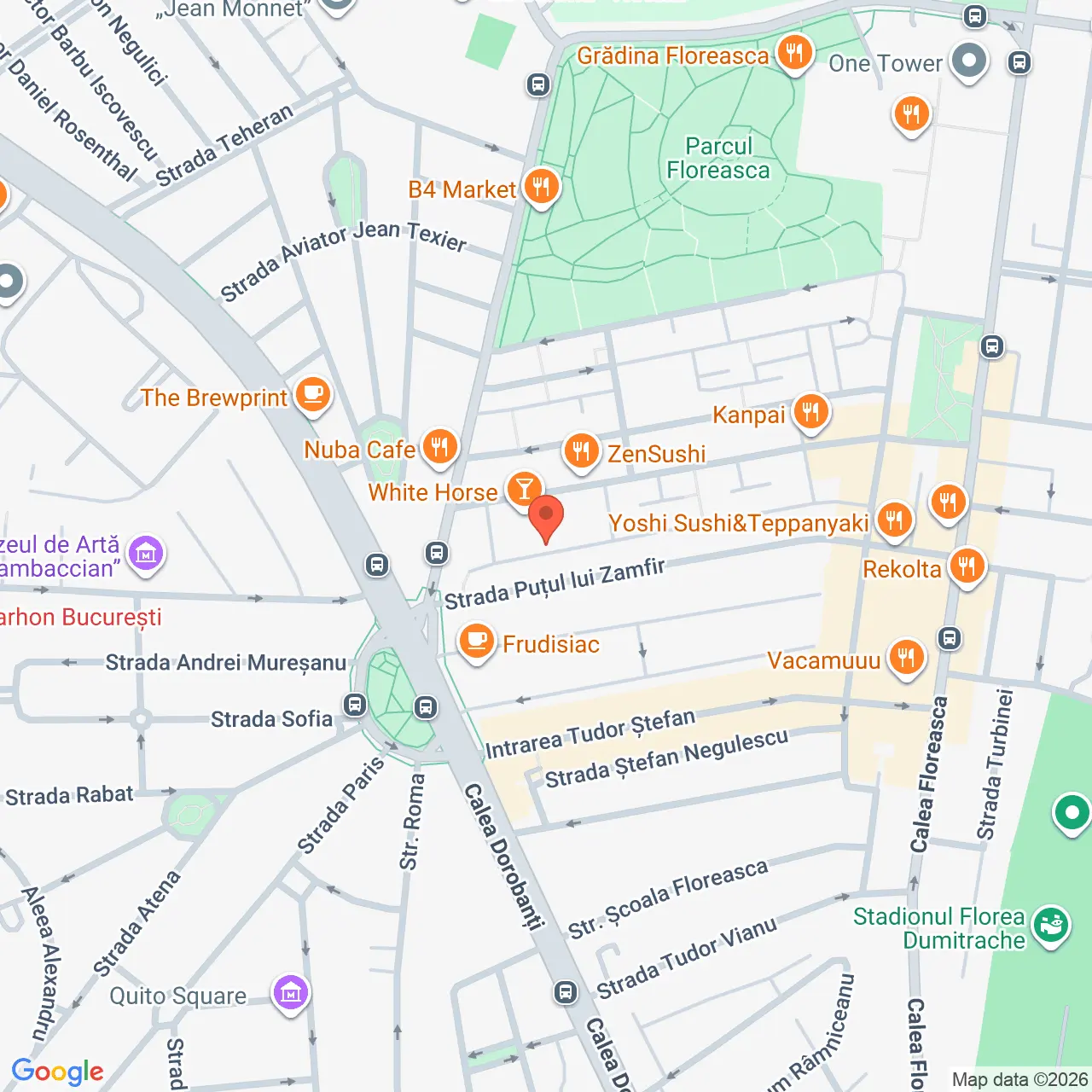 Poza harta streetview, zoom 16, adresa ucurești Sectorul 1, Str Constantin Aricescu, Nr. 5-7, , judetul