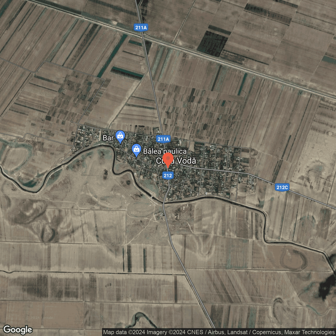 Poza harta hybrid, zoom 14, adresa Cuza Voda Stancuta, , judetul