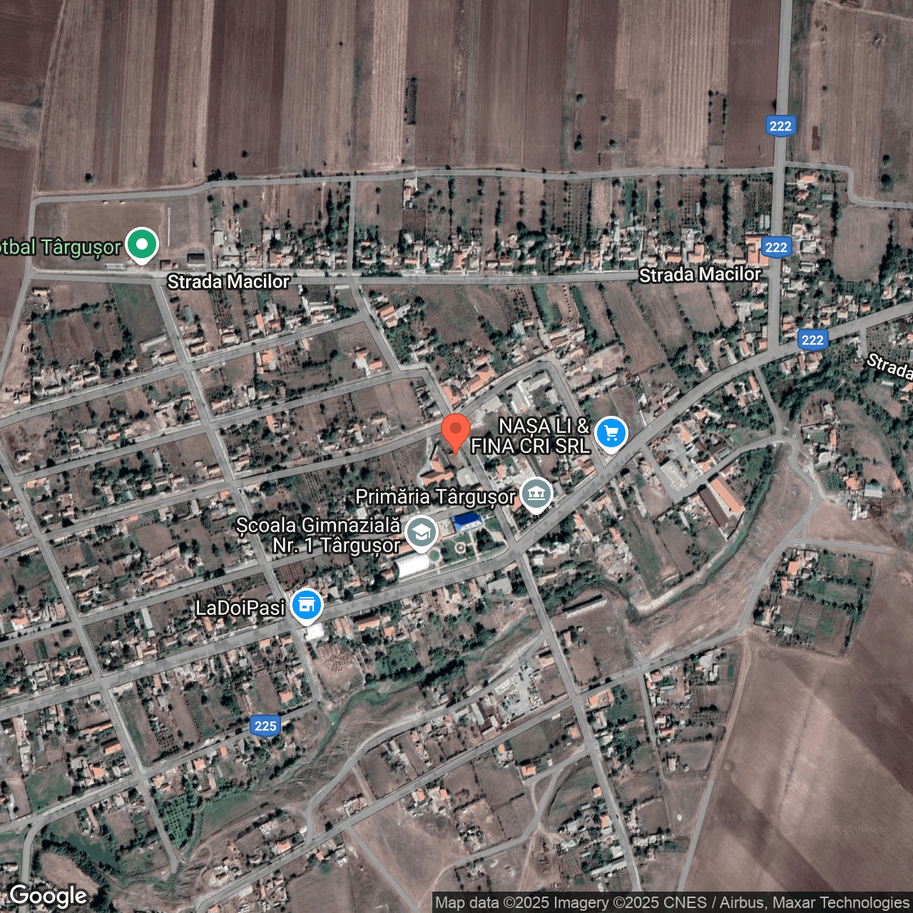 Poza harta hybrid, zoom 16, adresa Targusor, Constanta, , judetul