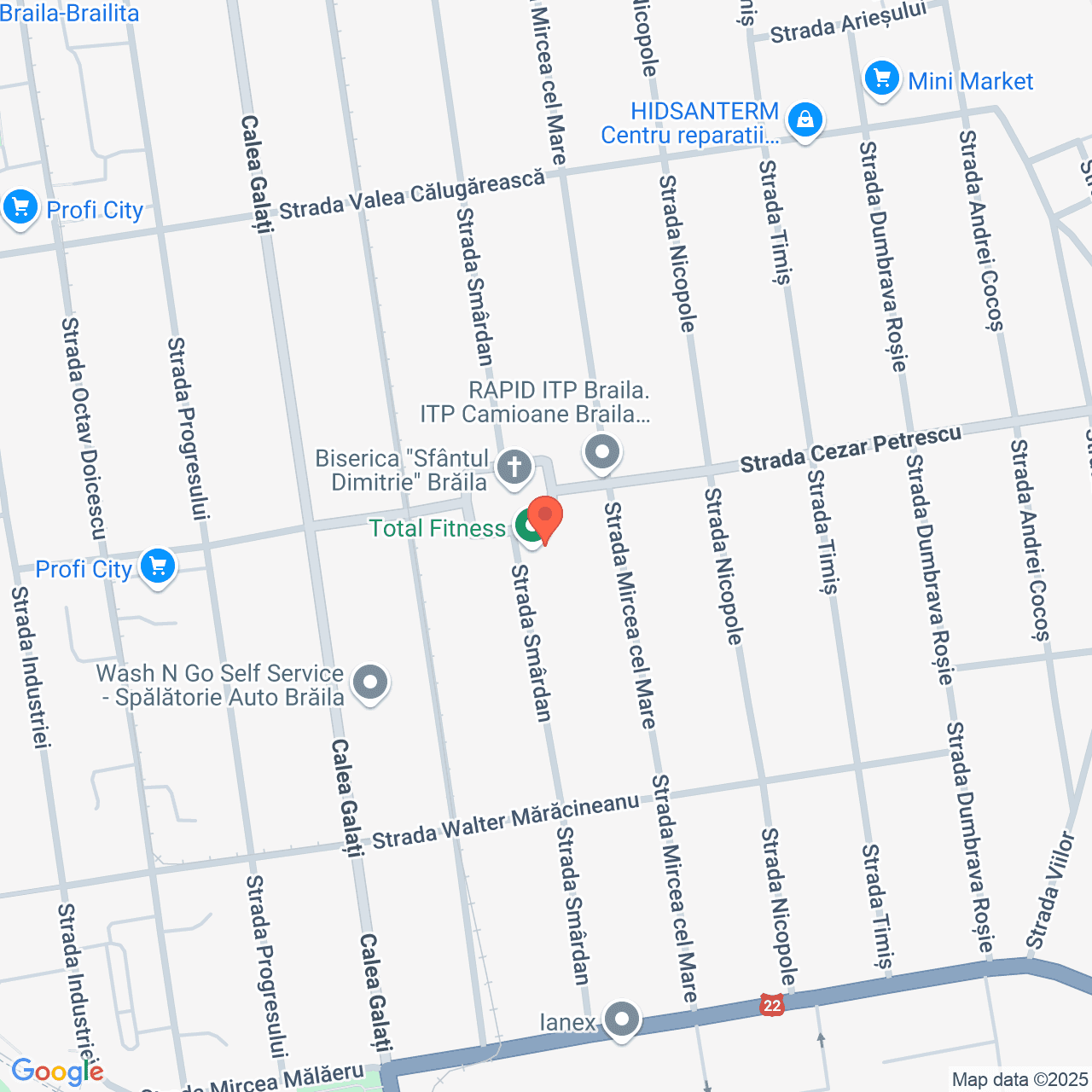 Poza harta streetview, zoom 16, adresa Brăila, str. Smârdan nr. 96A, , judetul