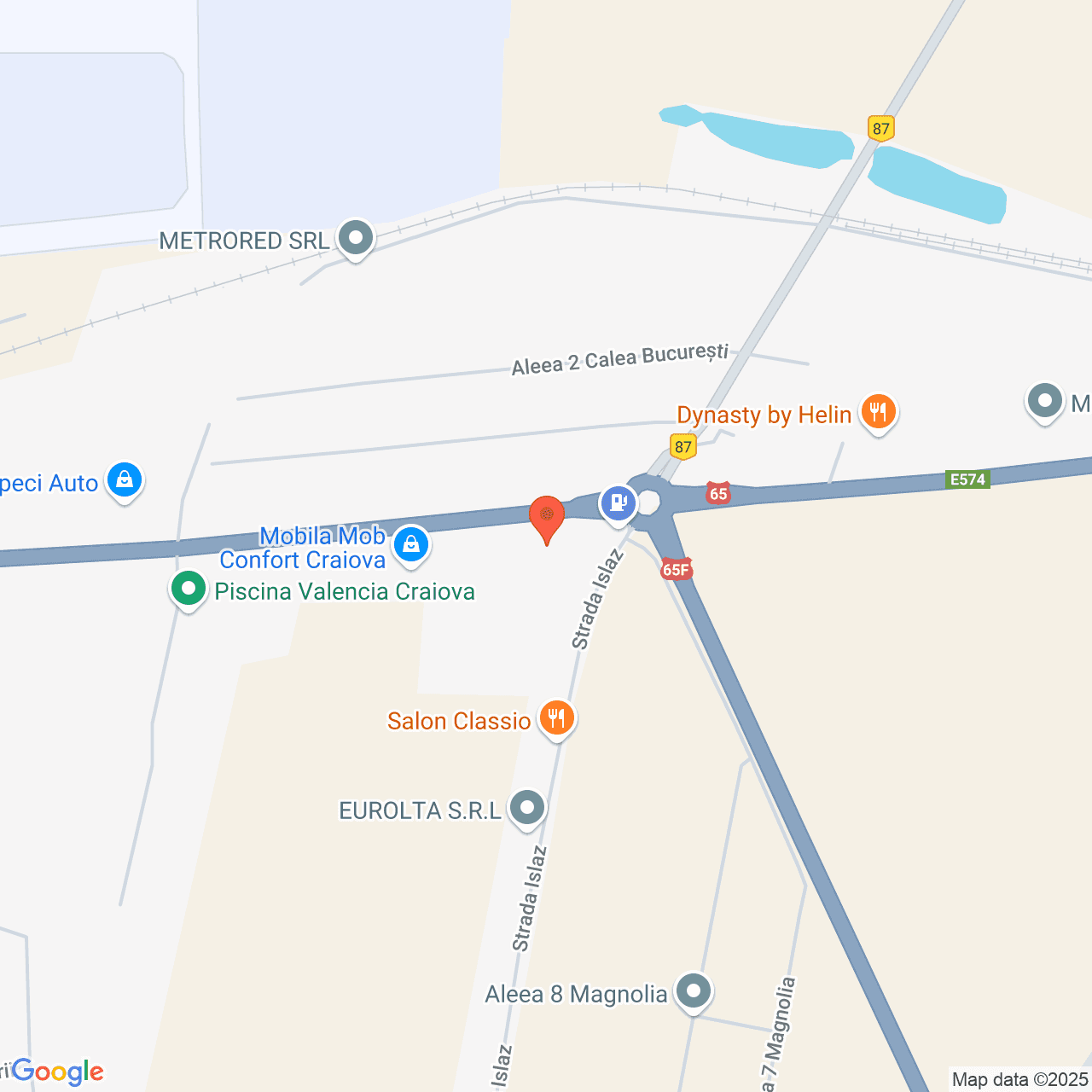 Poza harta streetview, zoom 16, adresa Pielesti, str. Calea București, nr. 121, , judetul