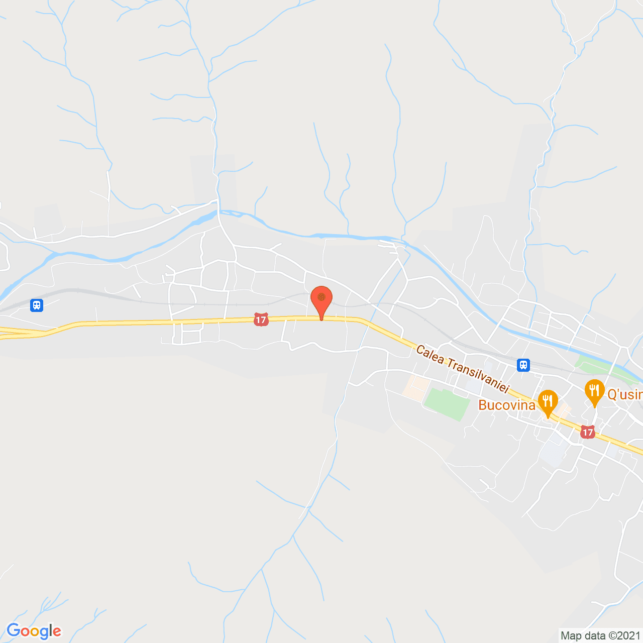 Poza harta streetview, zoom 14, adresa Calea Transilvaniei 141, Campulung Moldovenesc, judetul Suceava