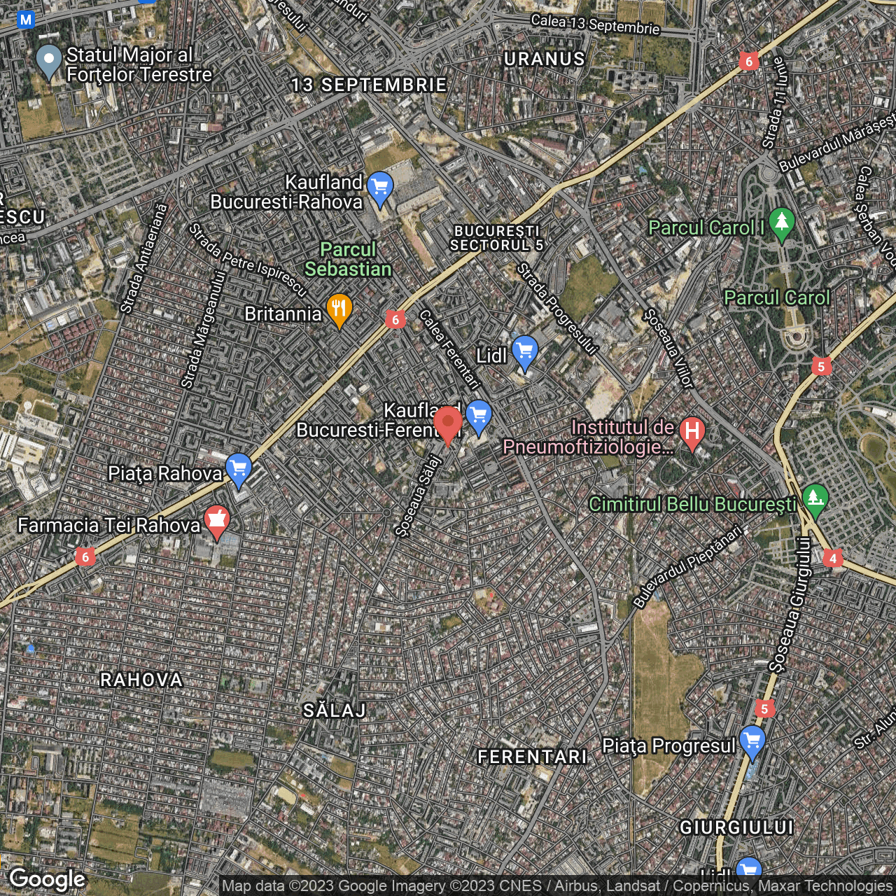 Poza harta hybrid, zoom 14, adresa Strada Cartojani nr. 131C, , judetul