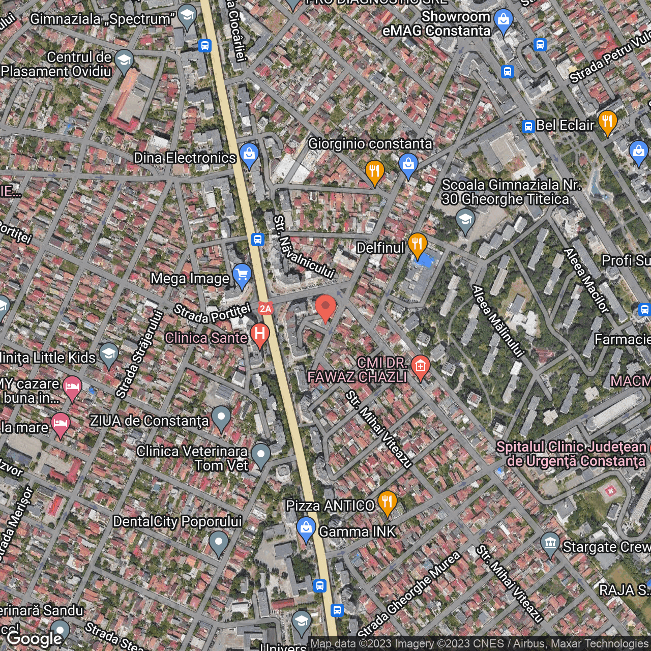 Poza harta hybrid, zoom 16, adresa Constanta, str. Poporului, nr. 38C, , judetul