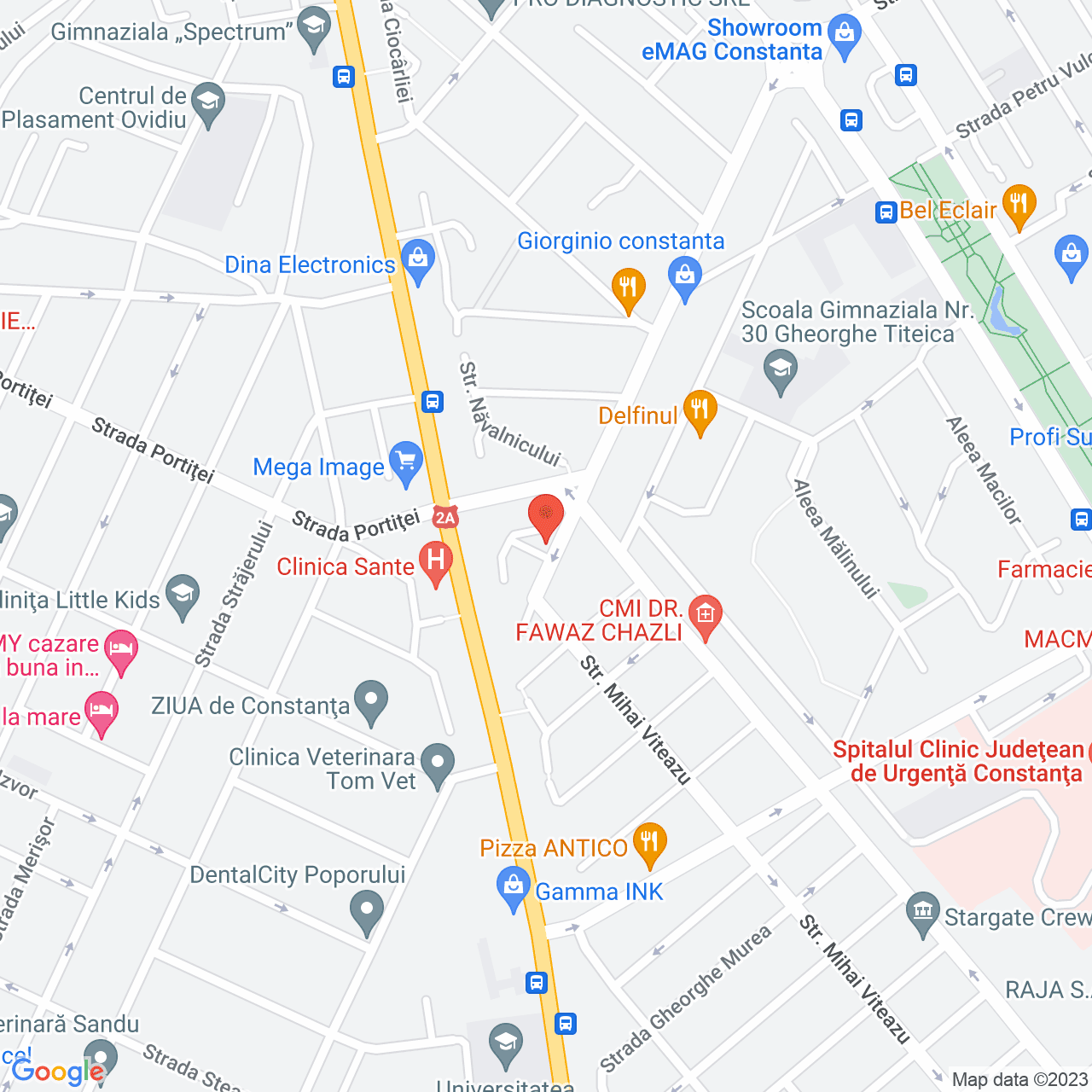 Poza harta streetview, zoom 16, adresa Constanta, str. Poporului, nr. 38C, , judetul