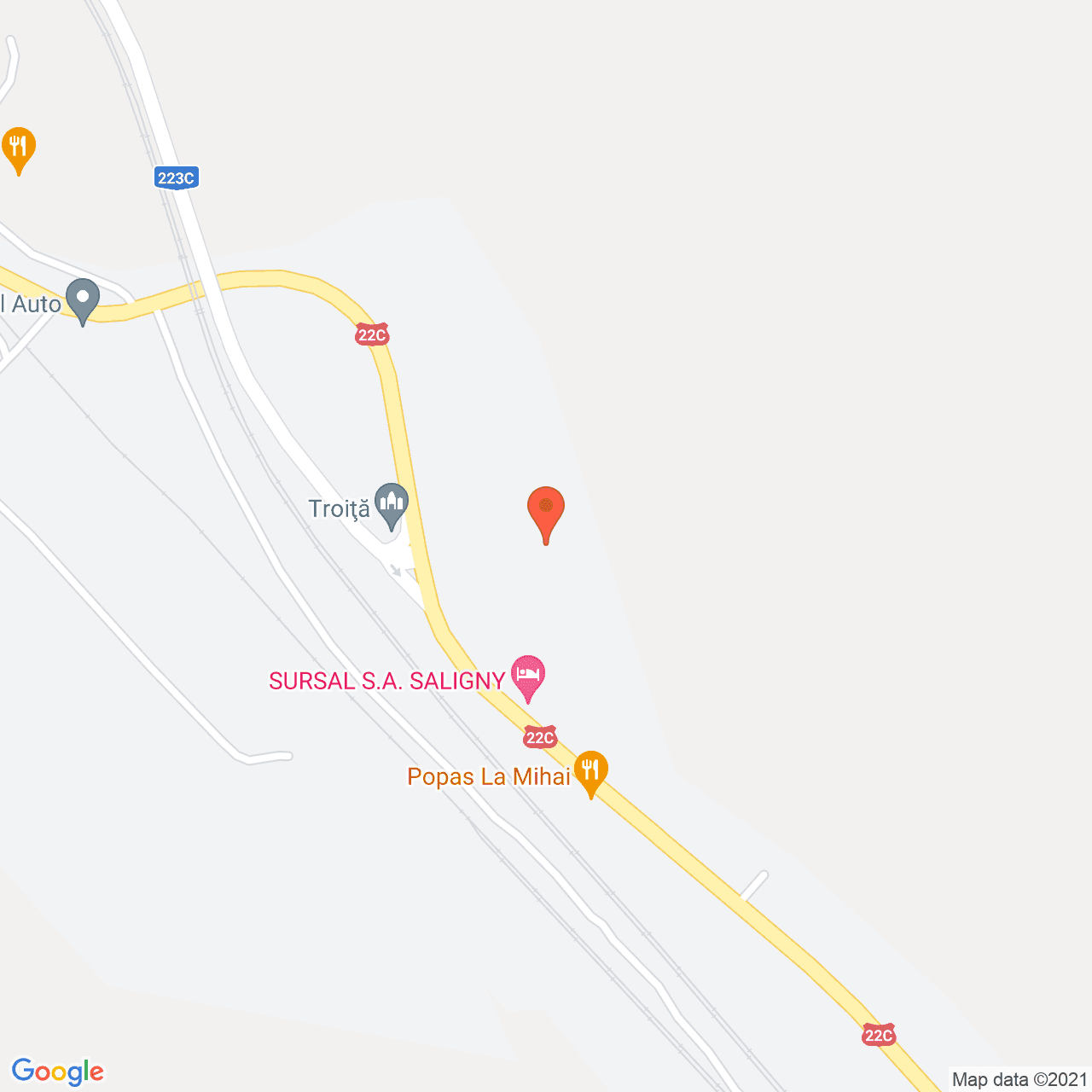 Poza harta streetview, zoom 16, adresa Stefan cel Mare, Saligny, judetul Constanta