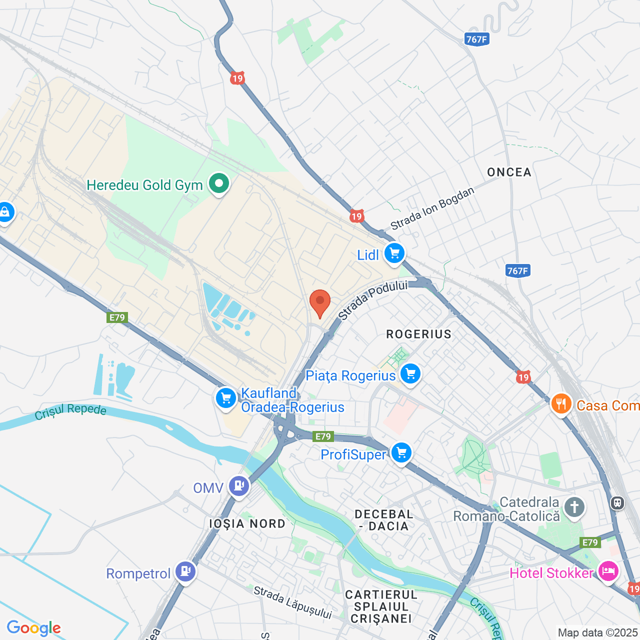 Poza harta streetview, zoom 14, adresa Oradea, str. Uzinelor, nr. 3, , judetul