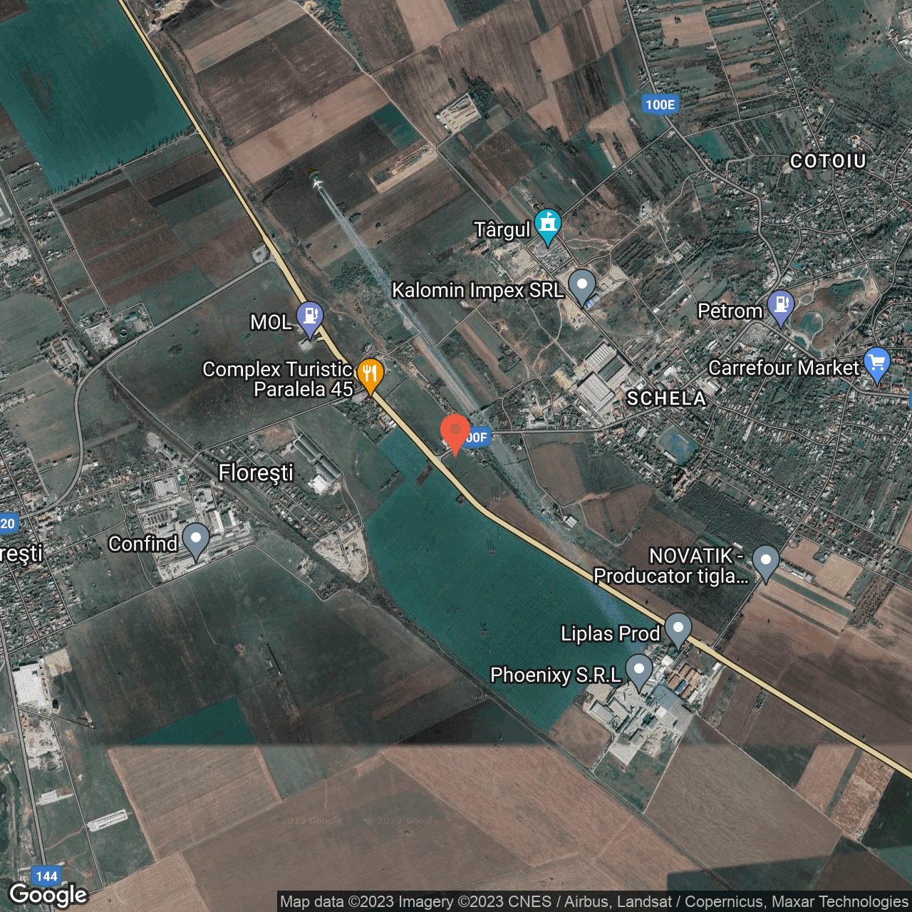 Poza harta hybrid, zoom 14, adresa Baicoi, , judetul