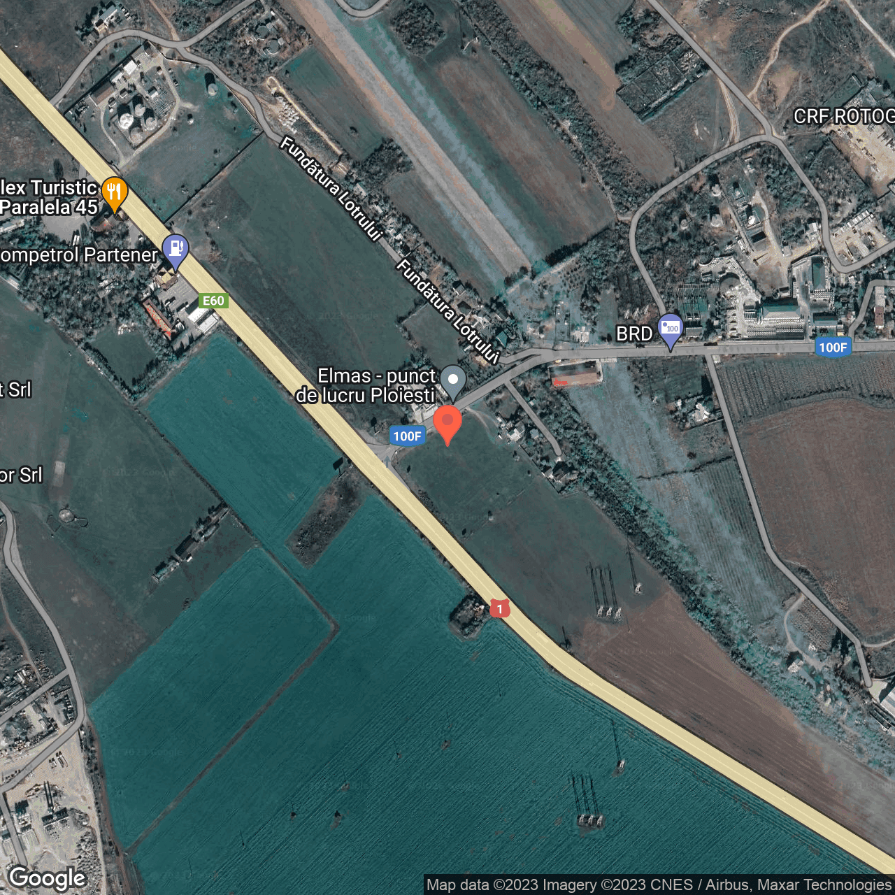 Poza harta hybrid, zoom 16, adresa Baicoi, , judetul