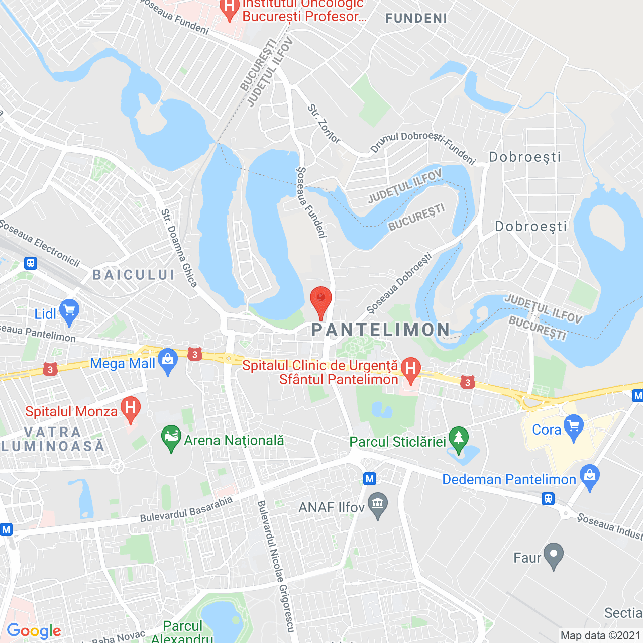 Poza harta streetview, zoom 14, adresa Ciocarliei nr 109, Bucuresti, judetul Bucuresti Ilfov