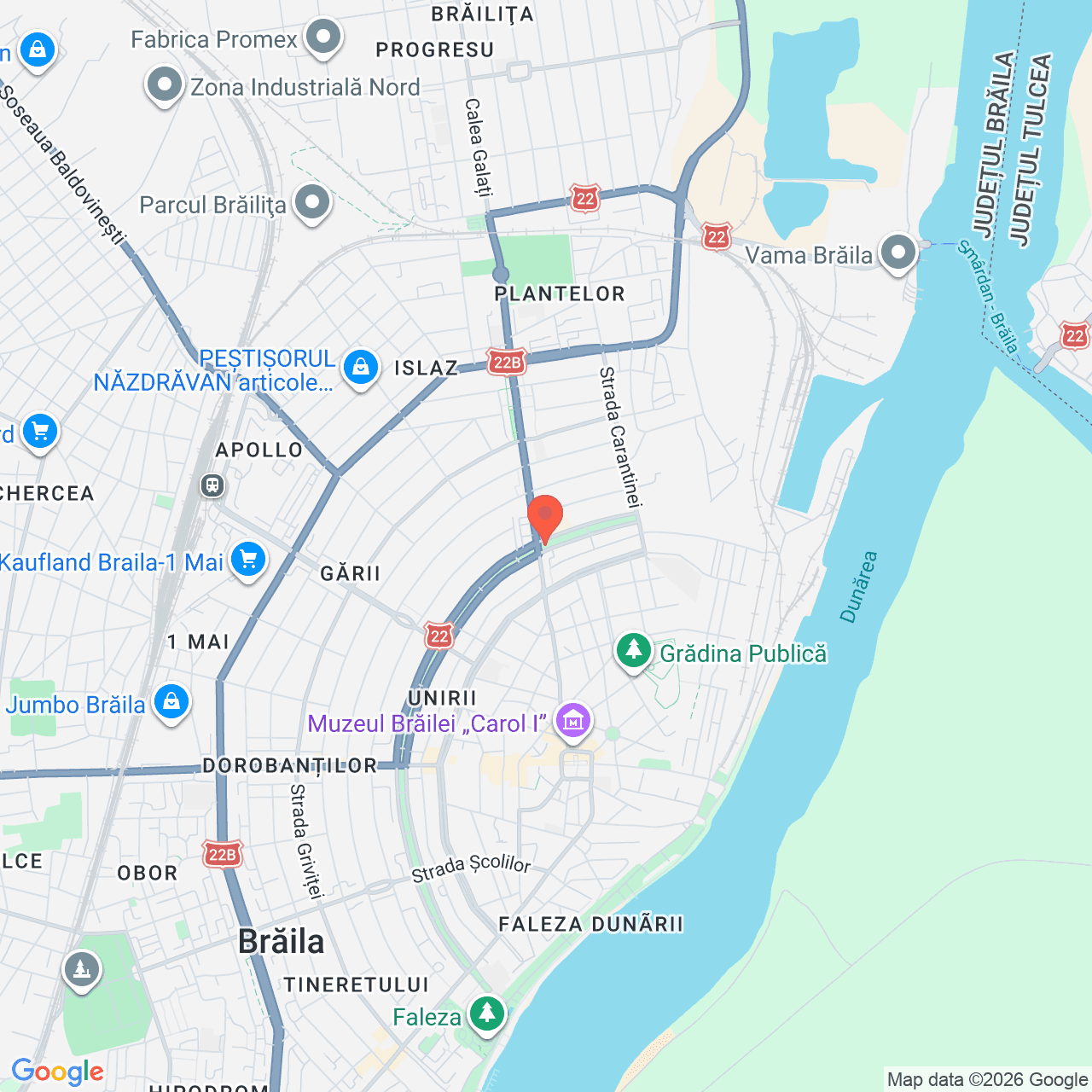 Poza harta streetview, zoom 14, adresa Braila str Calea Galati nr 56 A, , judetul