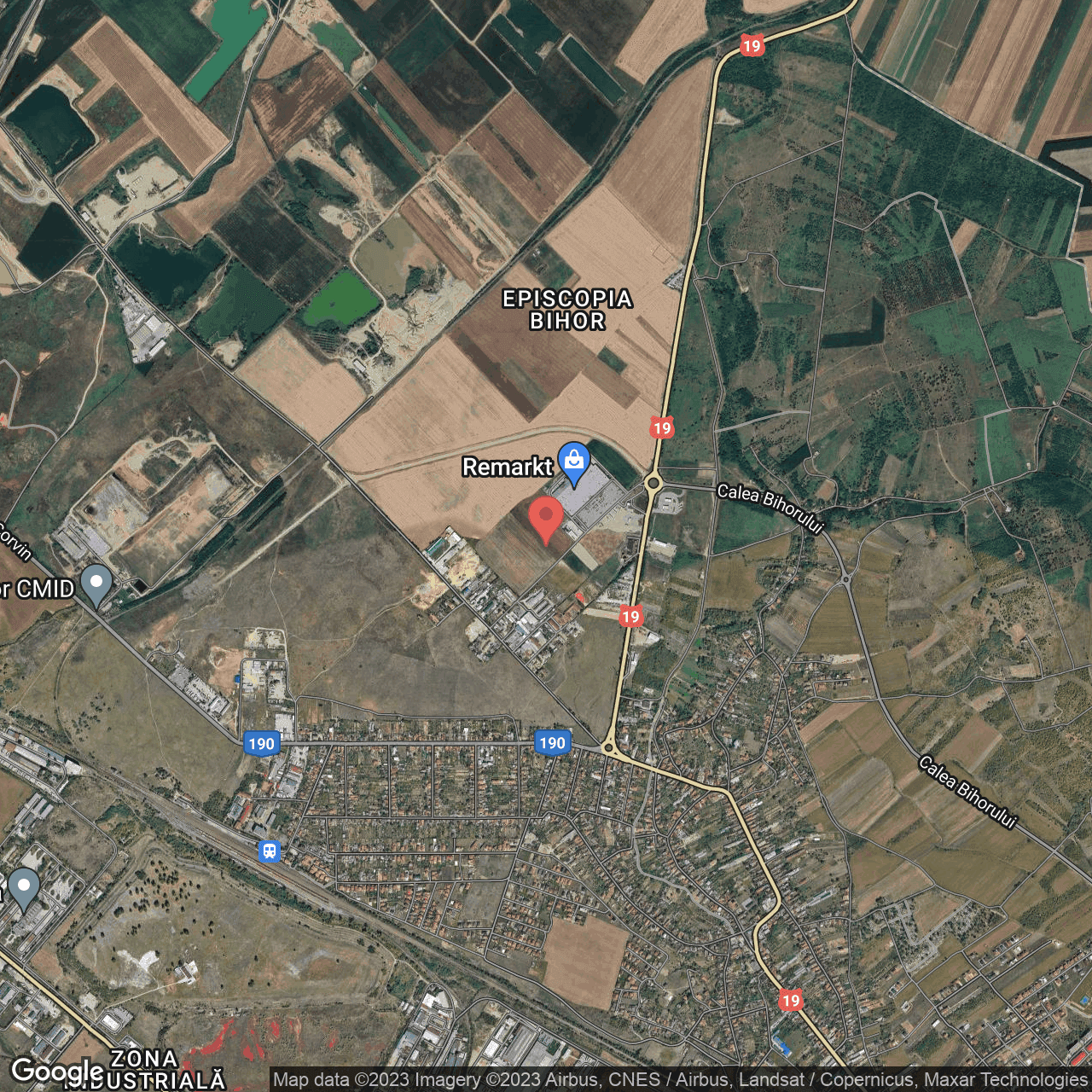 Poza harta hybrid, zoom 14, adresa Oradea, , judetul