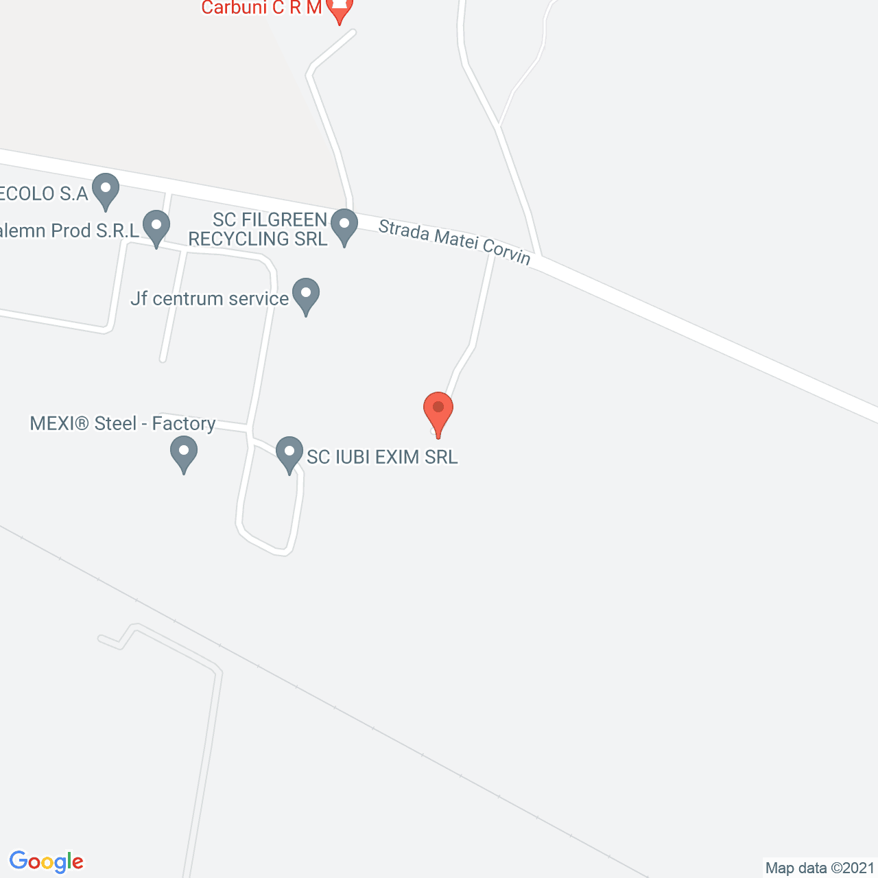 Poza harta streetview, zoom 16, adresa Matei Corvin, Oradea, judetul Bihor