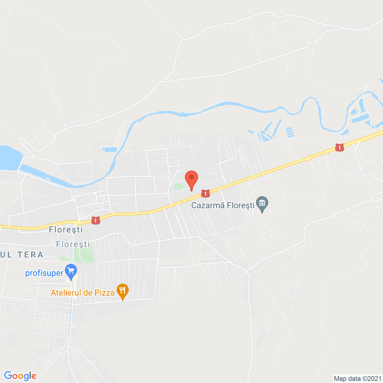 Poza harta streetview, zoom 14, adresa Avram Iancu 329, Floresti, judetul Cluj