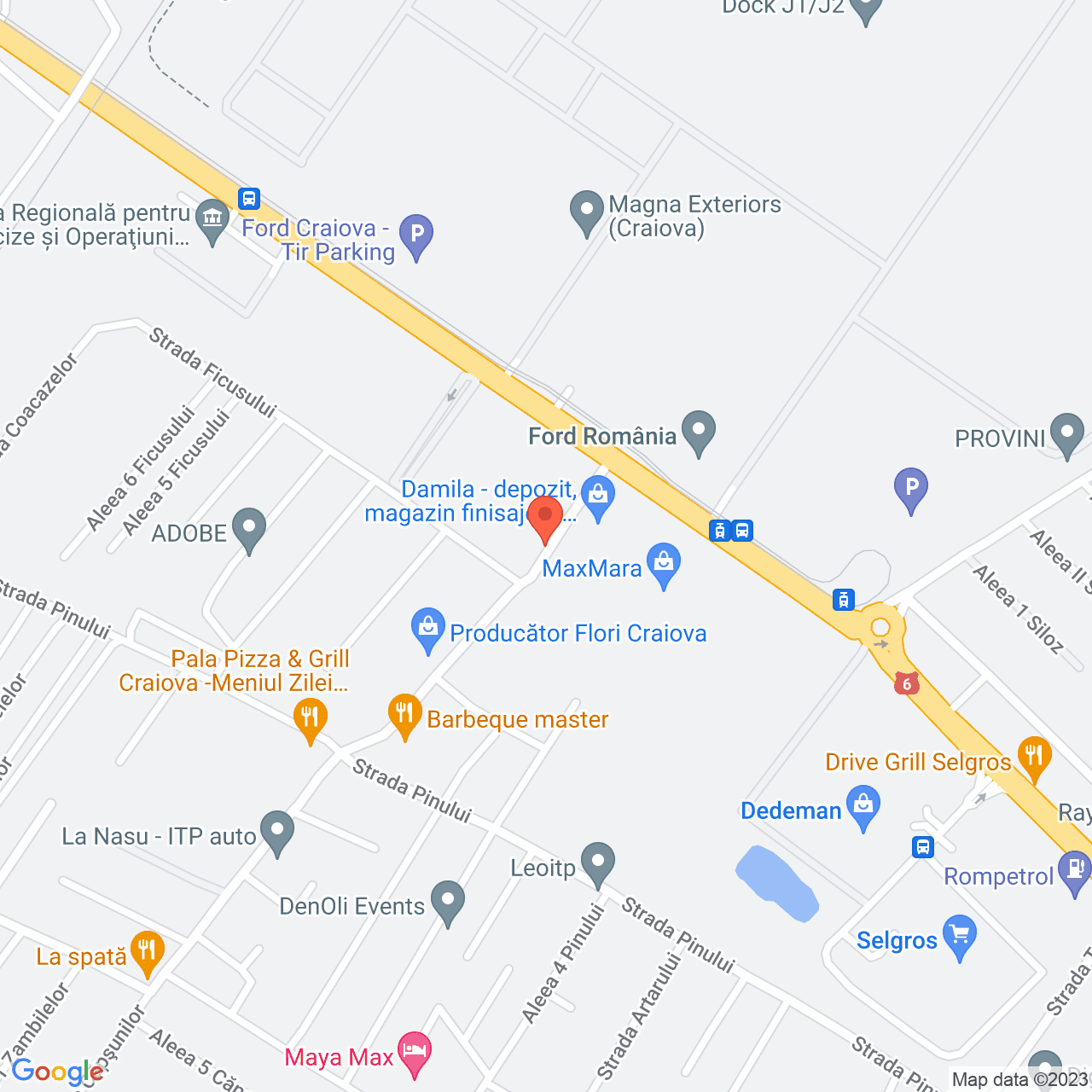 Poza harta streetview, zoom 16, adresa Preajba, , judetul