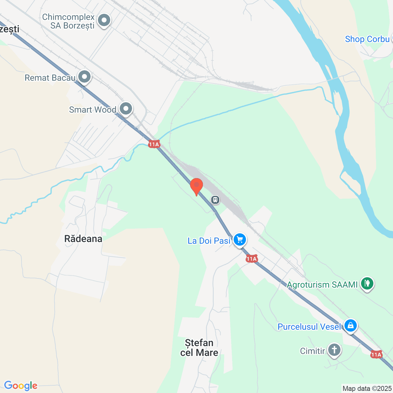 Poza harta streetview, zoom 14, adresa comuna Ștefan cel Mare, Bacău, , judetul