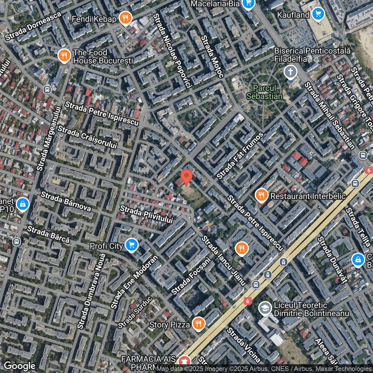 Poza harta hybrid, zoom 16, adresa Bucuresti, Str. Petre Ispirescu, nr. 23-37, , judetul