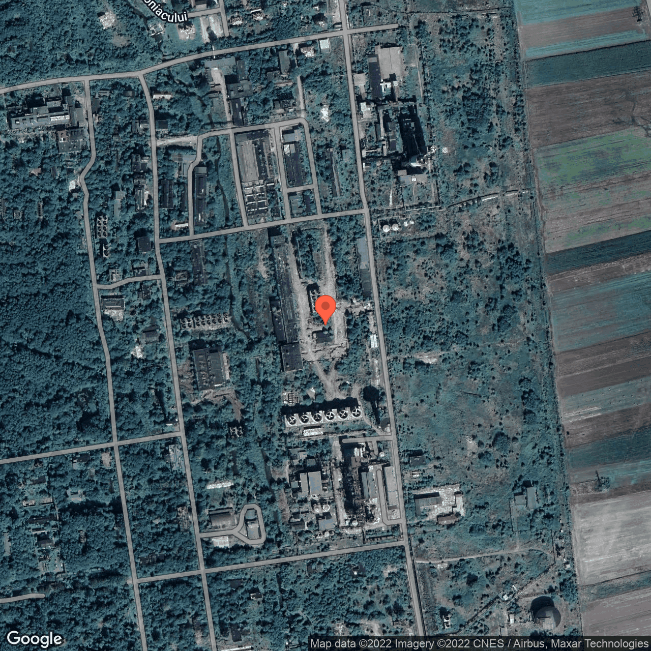 Poza harta hybrid, zoom 16, adresa Combinatului 14, Harseni, judetul Brasov