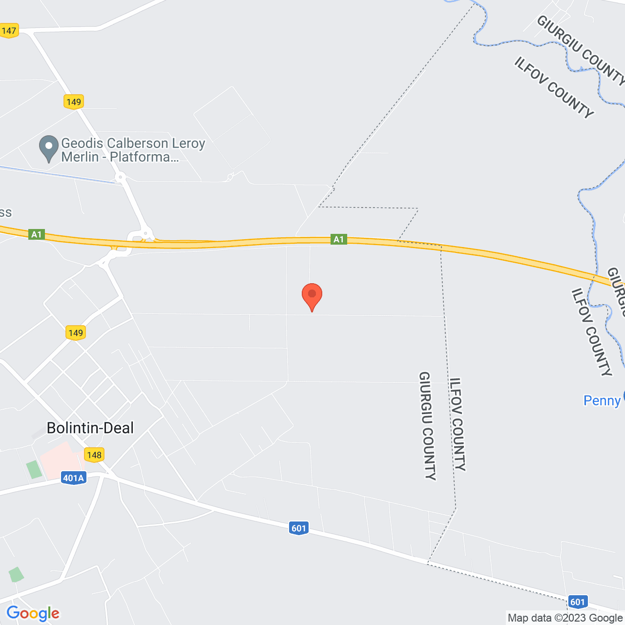 Poza harta streetview, zoom 14, adresa Bolintin Deal Ilfov, , judetul