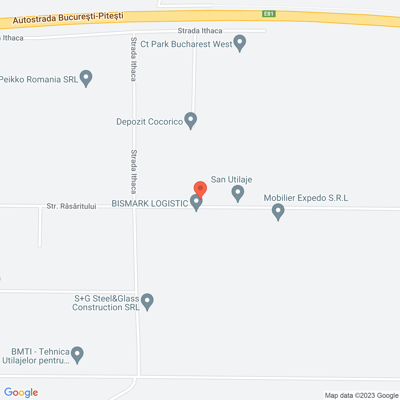 Poza harta streetview, zoom 16, adresa Bolintin Deal Ilfov, , judetul