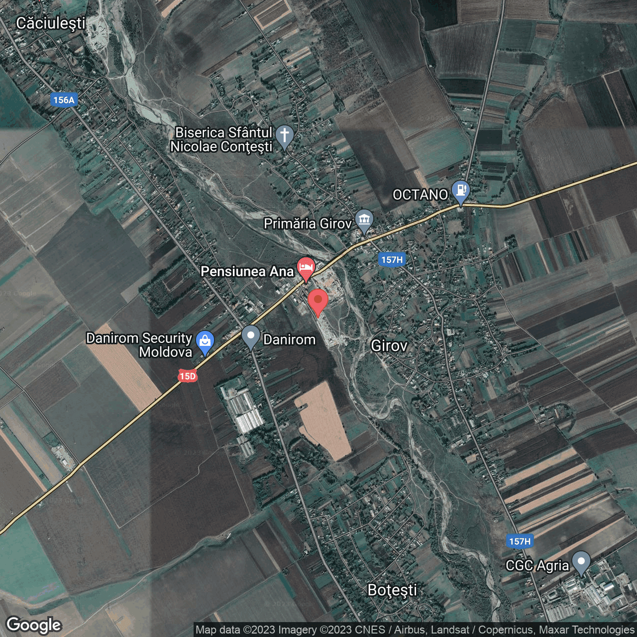 Poza harta hybrid, zoom 14, adresa Girov, , judetul
