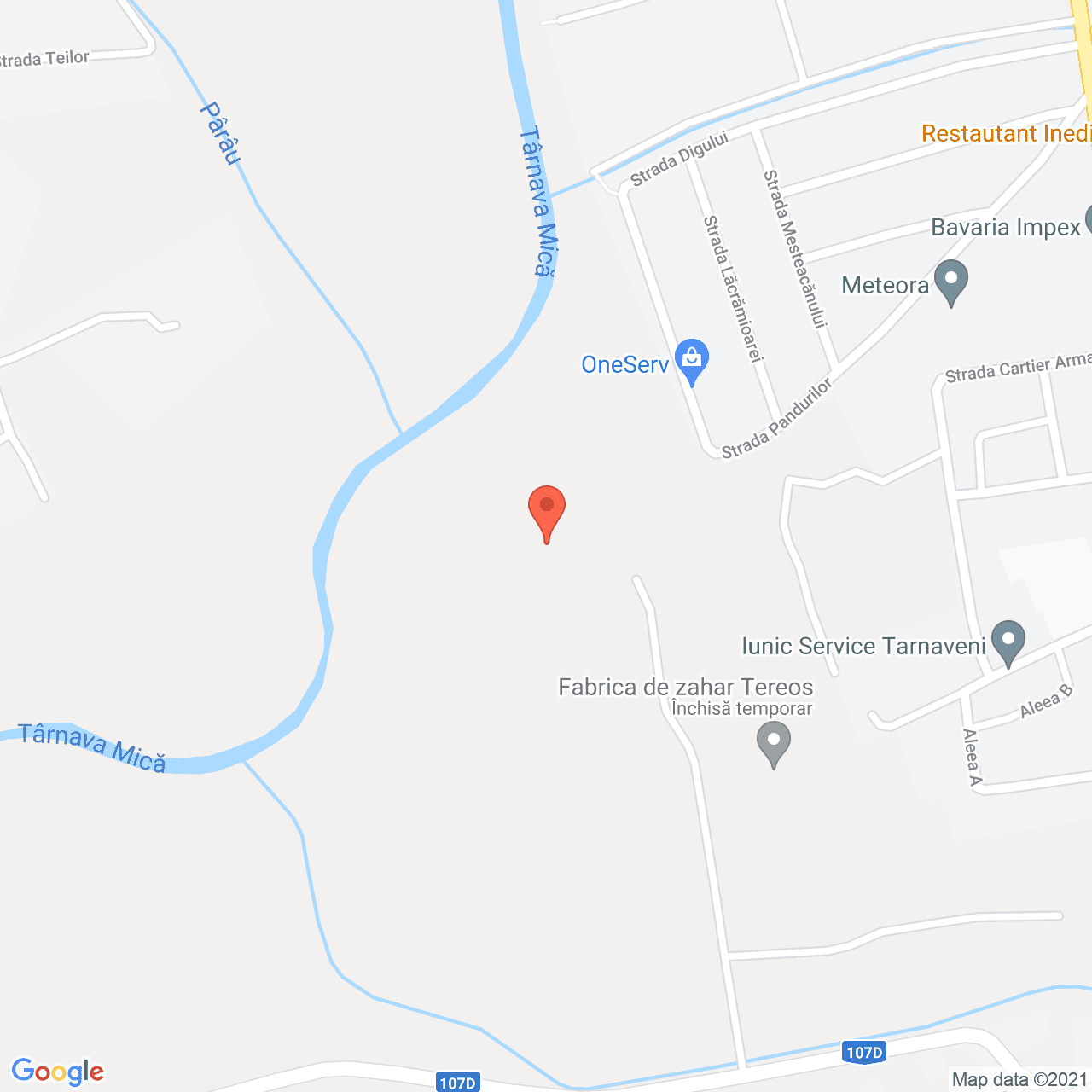 Poza harta streetview, zoom 16, adresa Tarnaveni, judetul Mures