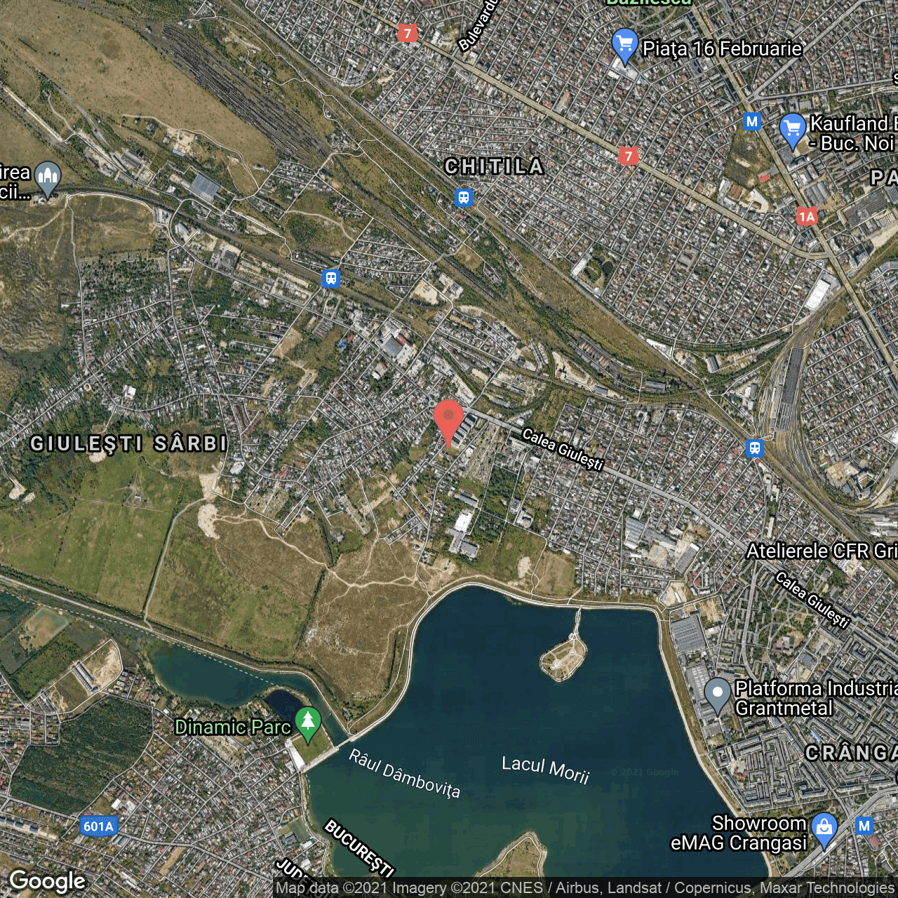 Poza harta hybrid, zoom 14, adresa Patrarului, Bucuresti, judetul Bucuresti Ilfov