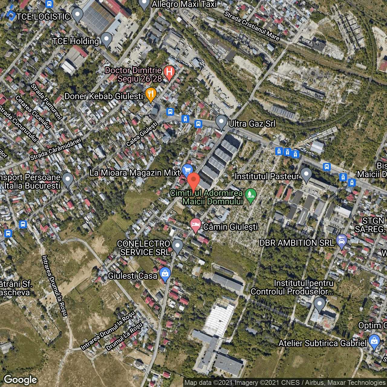 Poza harta hybrid, zoom 16, adresa Patrarului, Bucuresti, judetul Bucuresti Ilfov