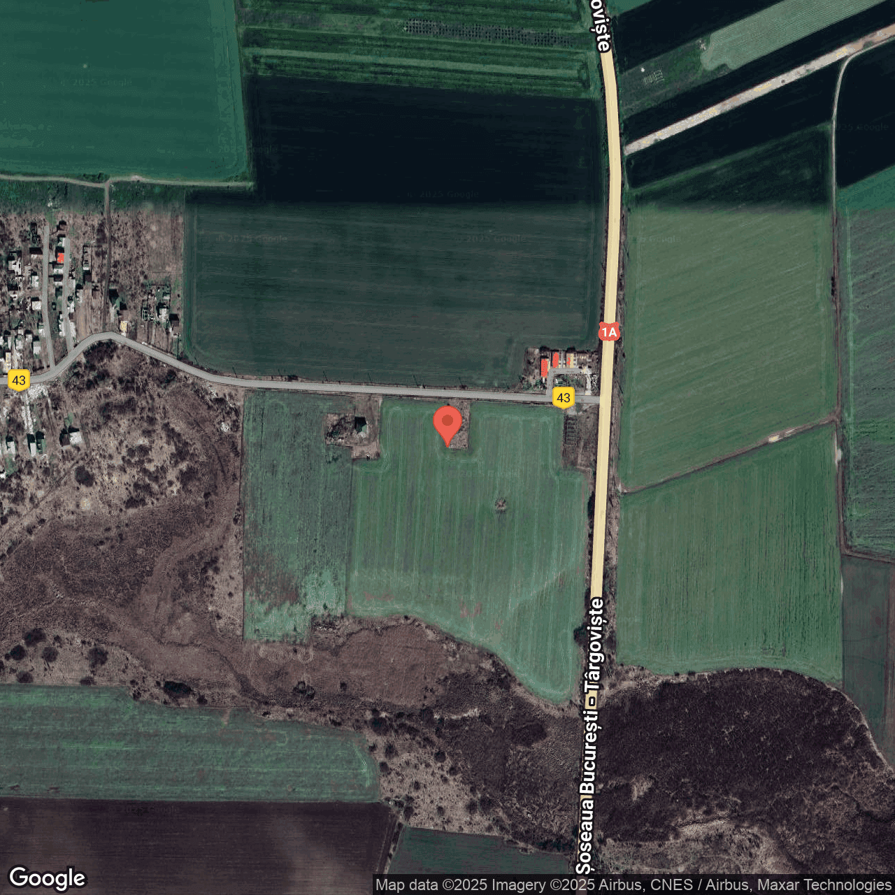 Poza harta hybrid, zoom 16, adresa Cornesti, sat Bujoreanca, jud. Dambovita, , judetul