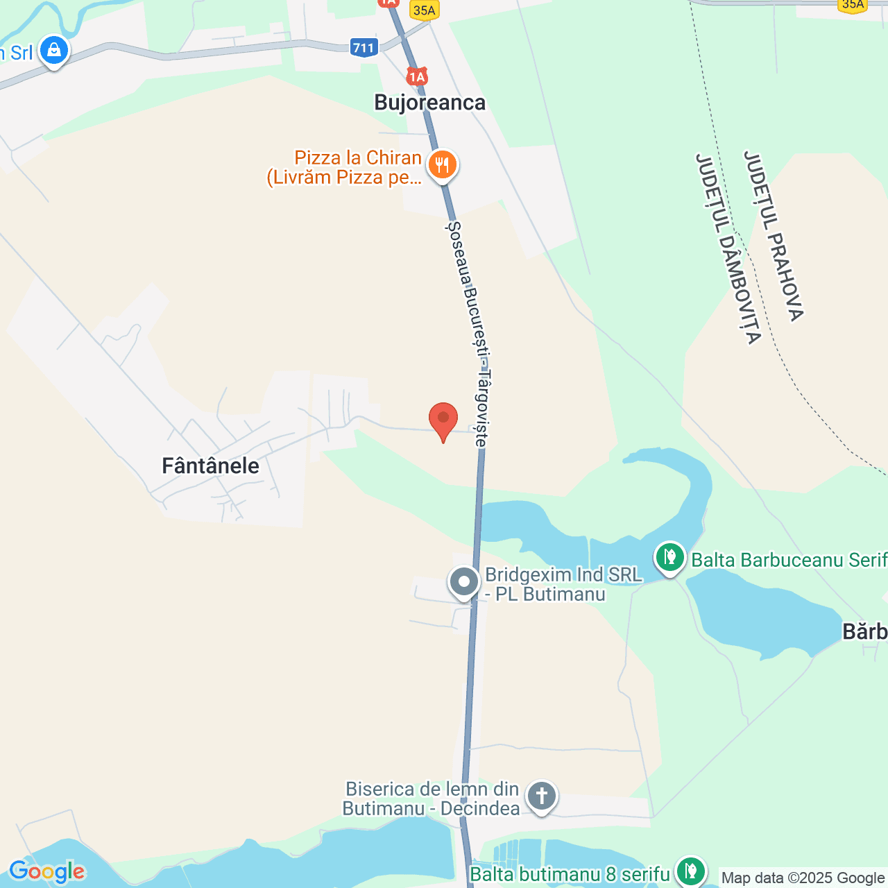 Poza harta streetview, zoom 14, adresa Cornesti, sat Bujoreanca, jud. Dambovita, , judetul