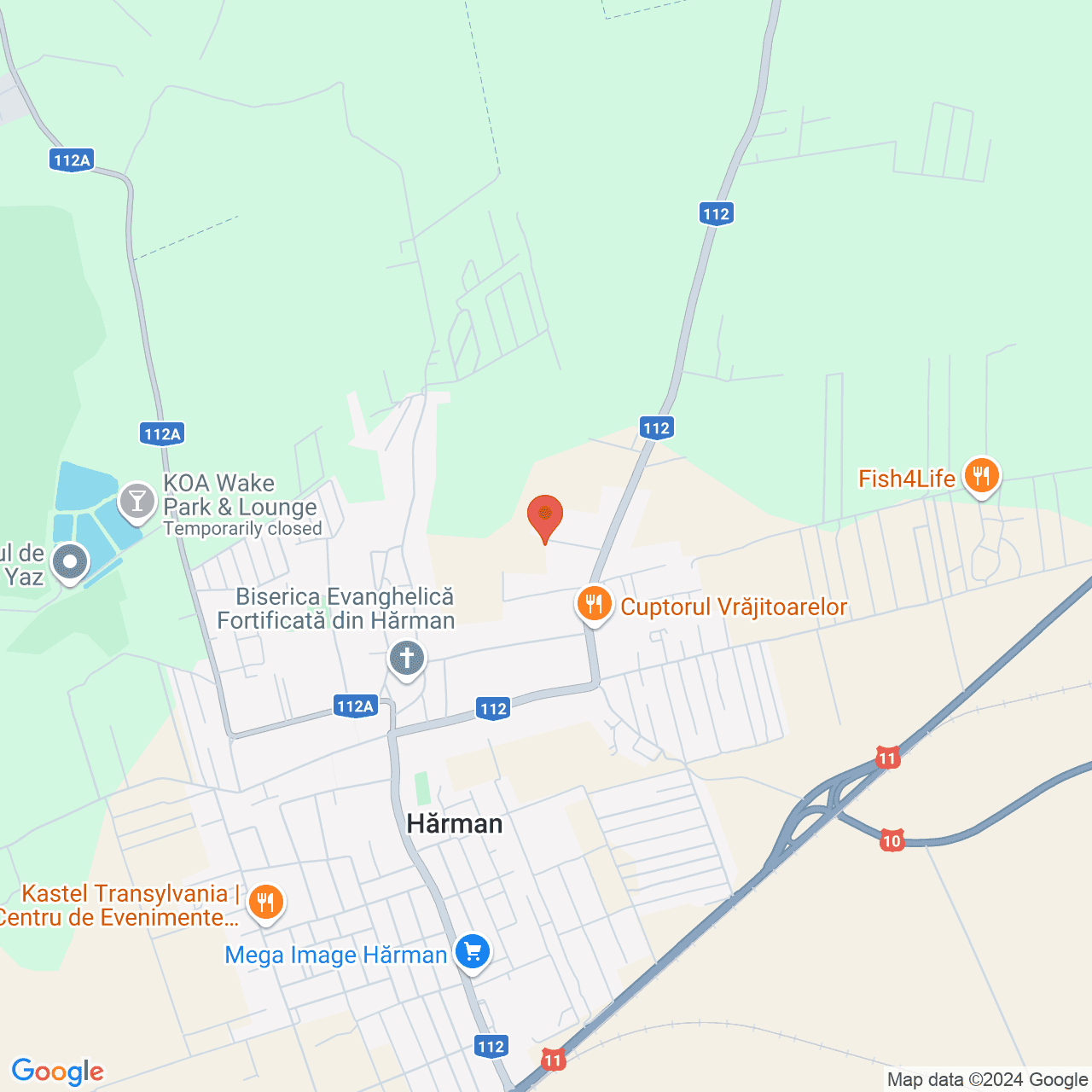 Poza harta streetview, zoom 14, adresa Harman Brasov, , judetul