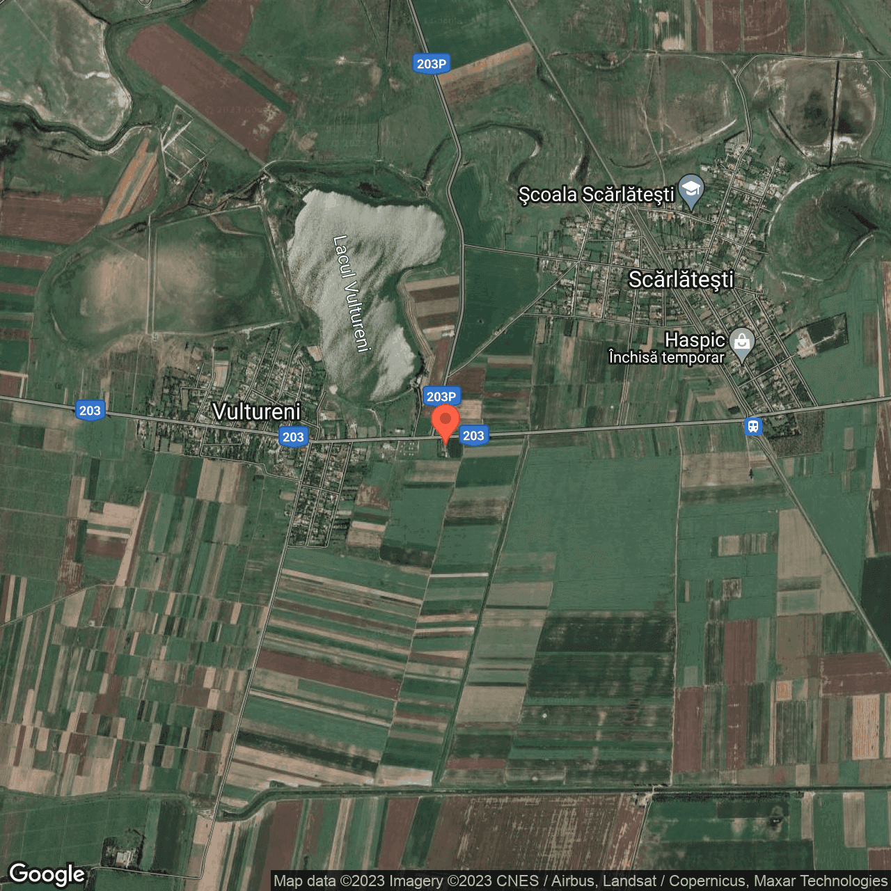 Poza harta hybrid, zoom 14, adresa Ciresu, , judetul