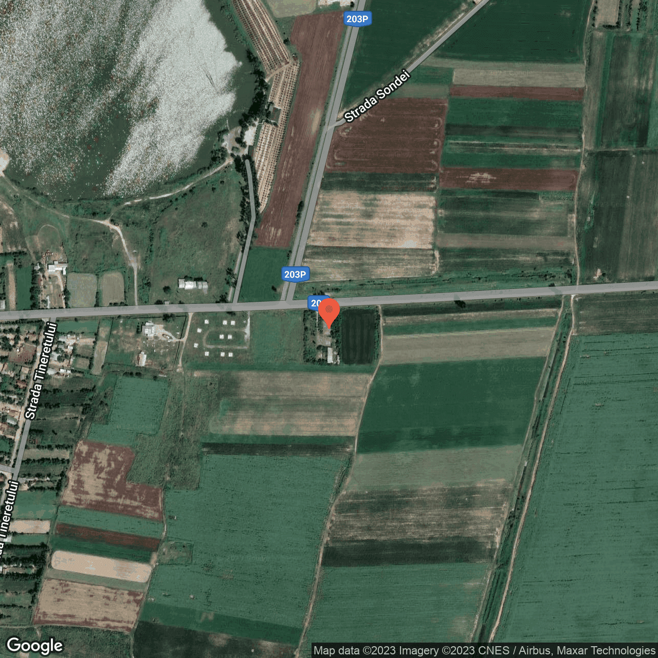 Poza harta hybrid, zoom 16, adresa Ciresu, , judetul