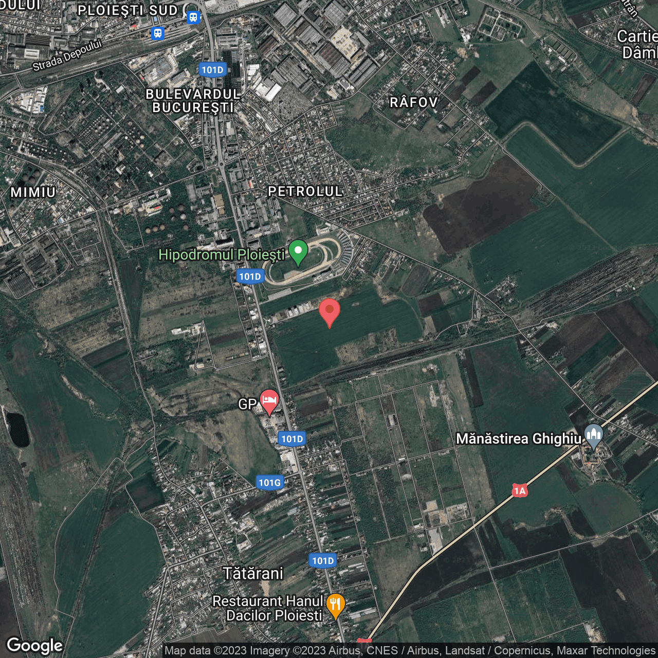 Poza harta hybrid, zoom 14, adresa BLV. BUCURESTI NR. 73, PLOIESTI, , judetul