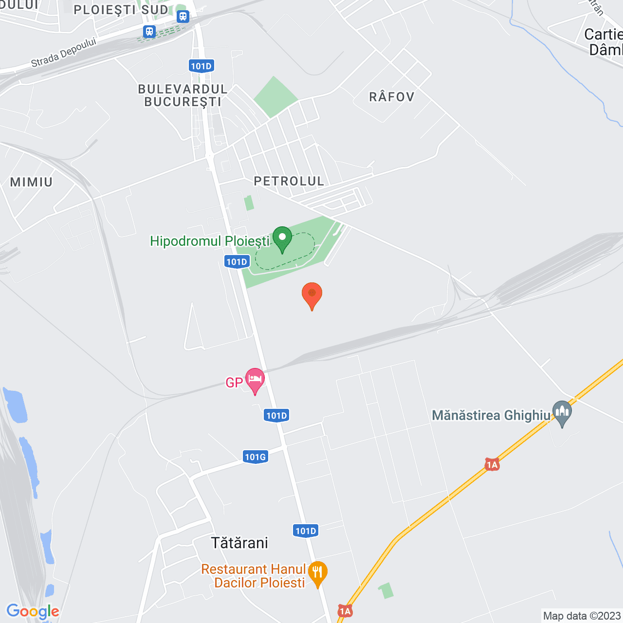 Poza harta streetview, zoom 14, adresa BLV. BUCURESTI NR. 73, PLOIESTI, , judetul