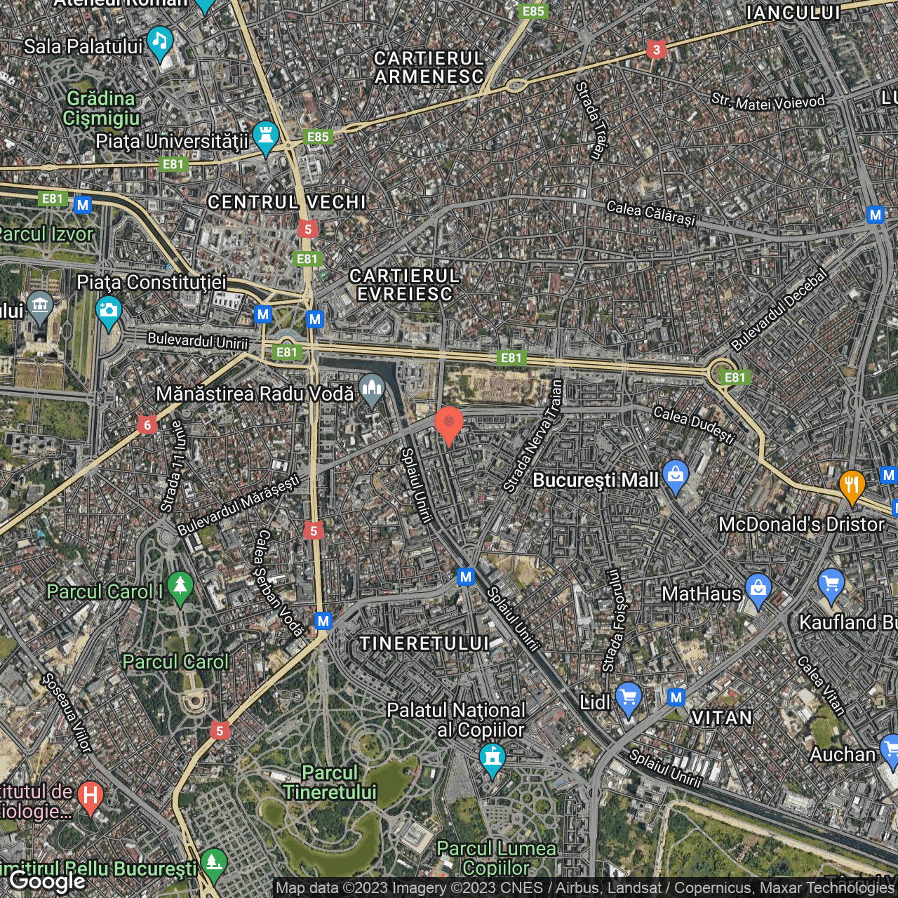 Poza harta hybrid, zoom 14, adresa Mircea Voda nr 35C, , judetul