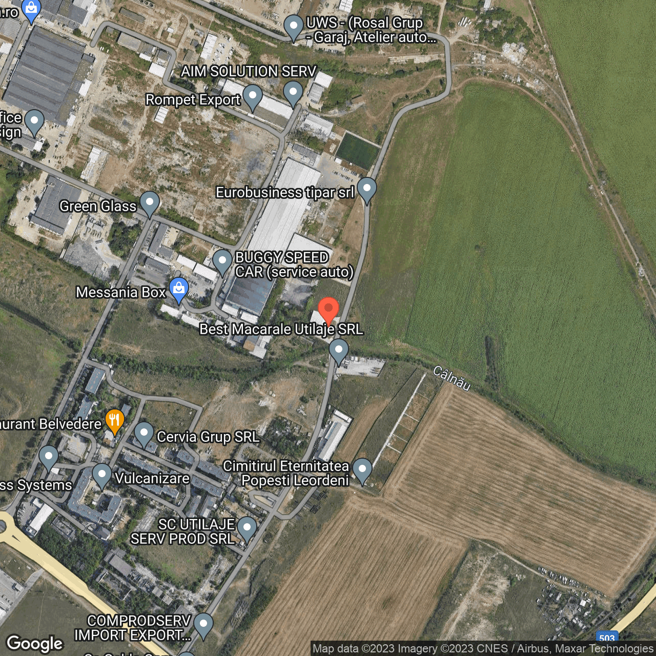 Poza harta hybrid, zoom 16, adresa Danubiana, , judetul