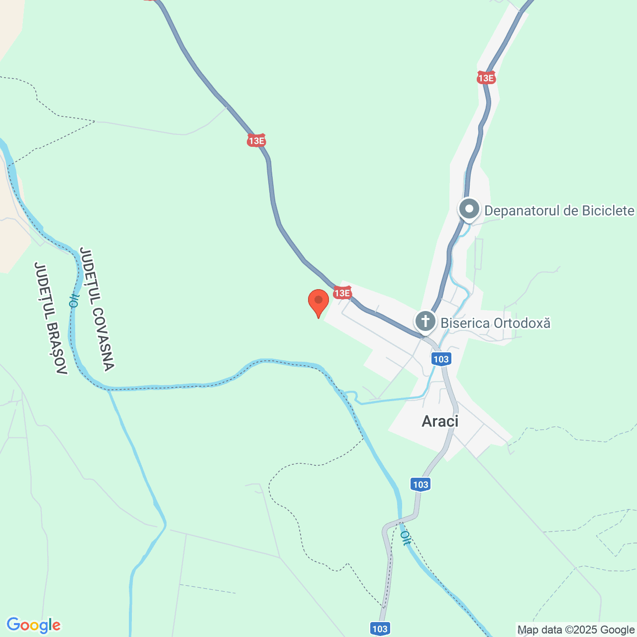 Poza harta streetview, zoom 14, adresa Araci Covasna, , judetul