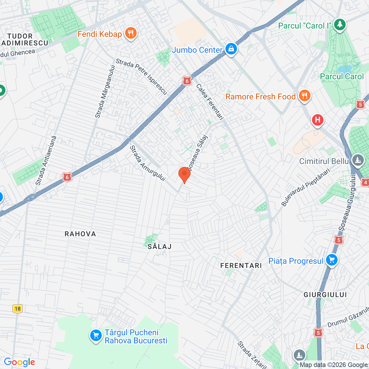 Poza harta streetview, zoom 14, adresa Bucuresti, sos. Salaj, nr.211A, , judetul