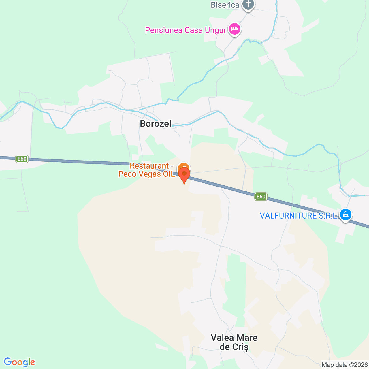 Poza harta streetview, zoom 14, adresa Valea Mare de Criş, comuna Borod judet Bihor, , judetul