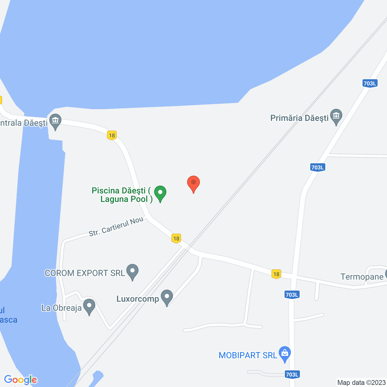 Poza harta streetview, zoom 16, adresa Daesti, , judetul