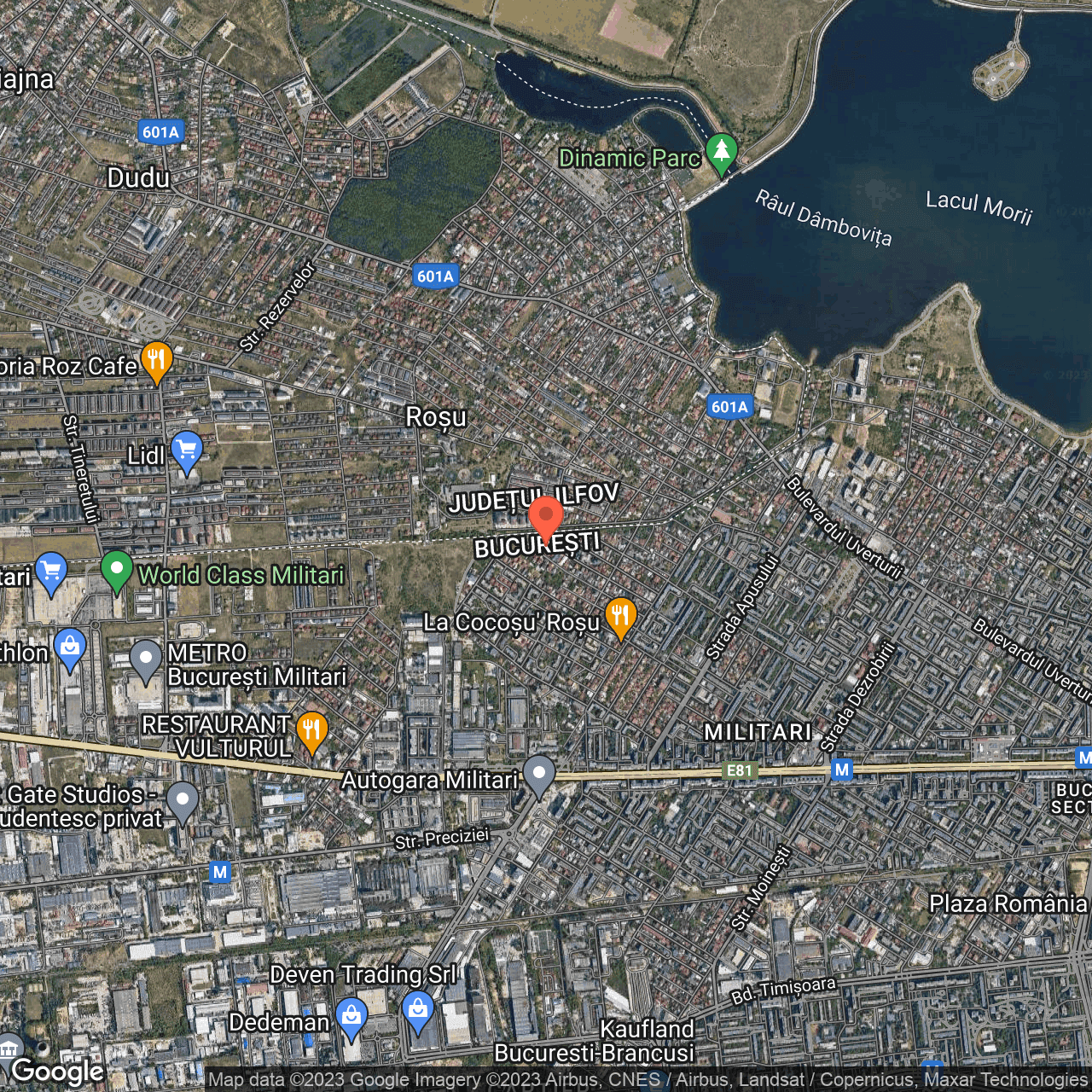 Poza harta hybrid, zoom 14, adresa Bucuresti, str. Padurarilor nr. 72-74, , judetul