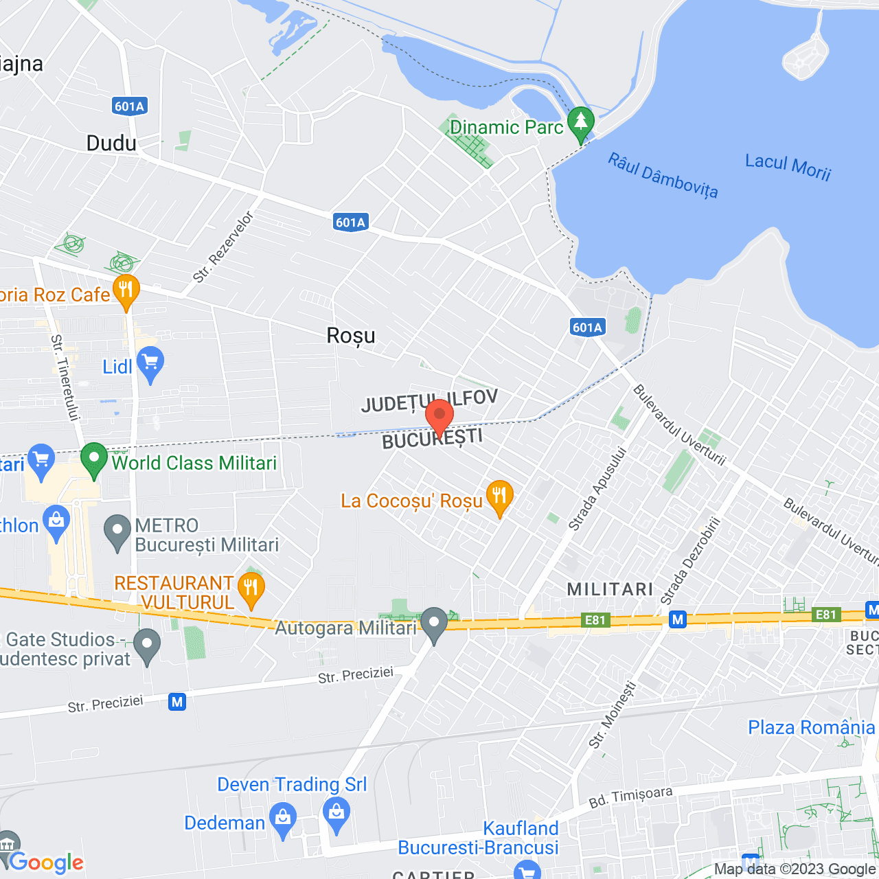 Poza harta streetview, zoom 14, adresa Bucuresti, str. Padurarilor nr. 72-74, , judetul