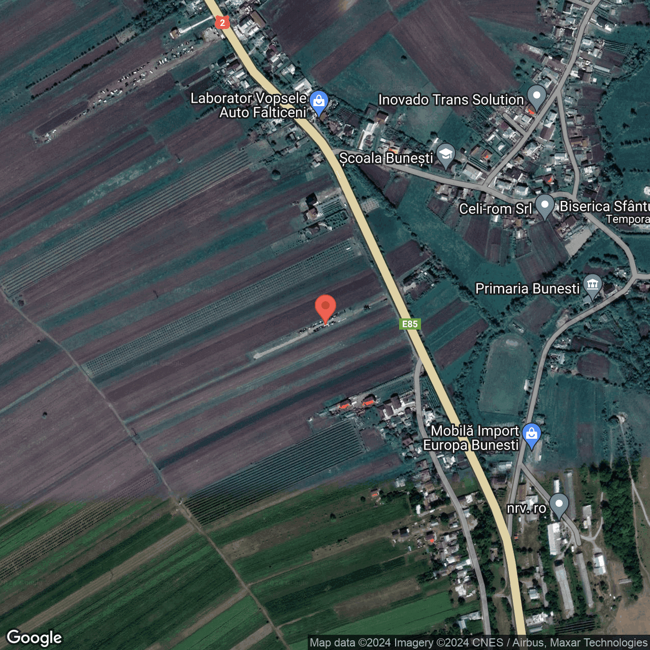 Poza harta hybrid, zoom 16, adresa Bunesti Suceava, , judetul