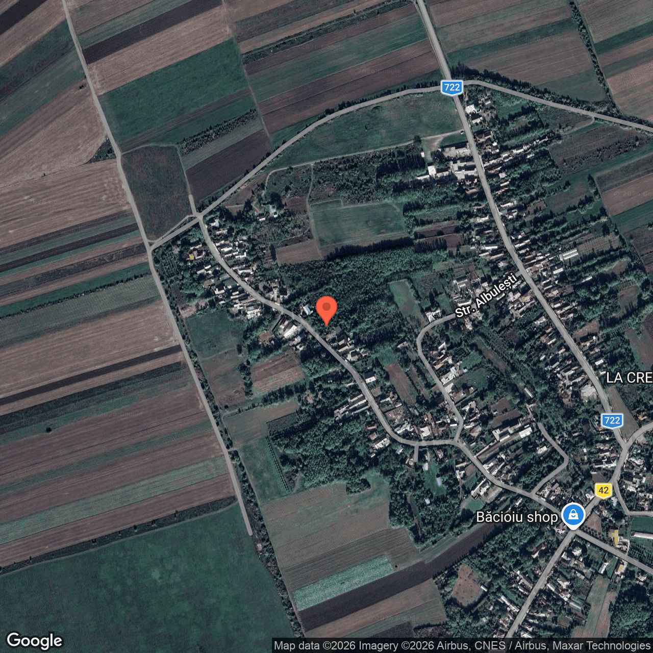 Poza harta hybrid, zoom 16, adresa Contesti, sat Boteni, judetul Dambovita, , judetul